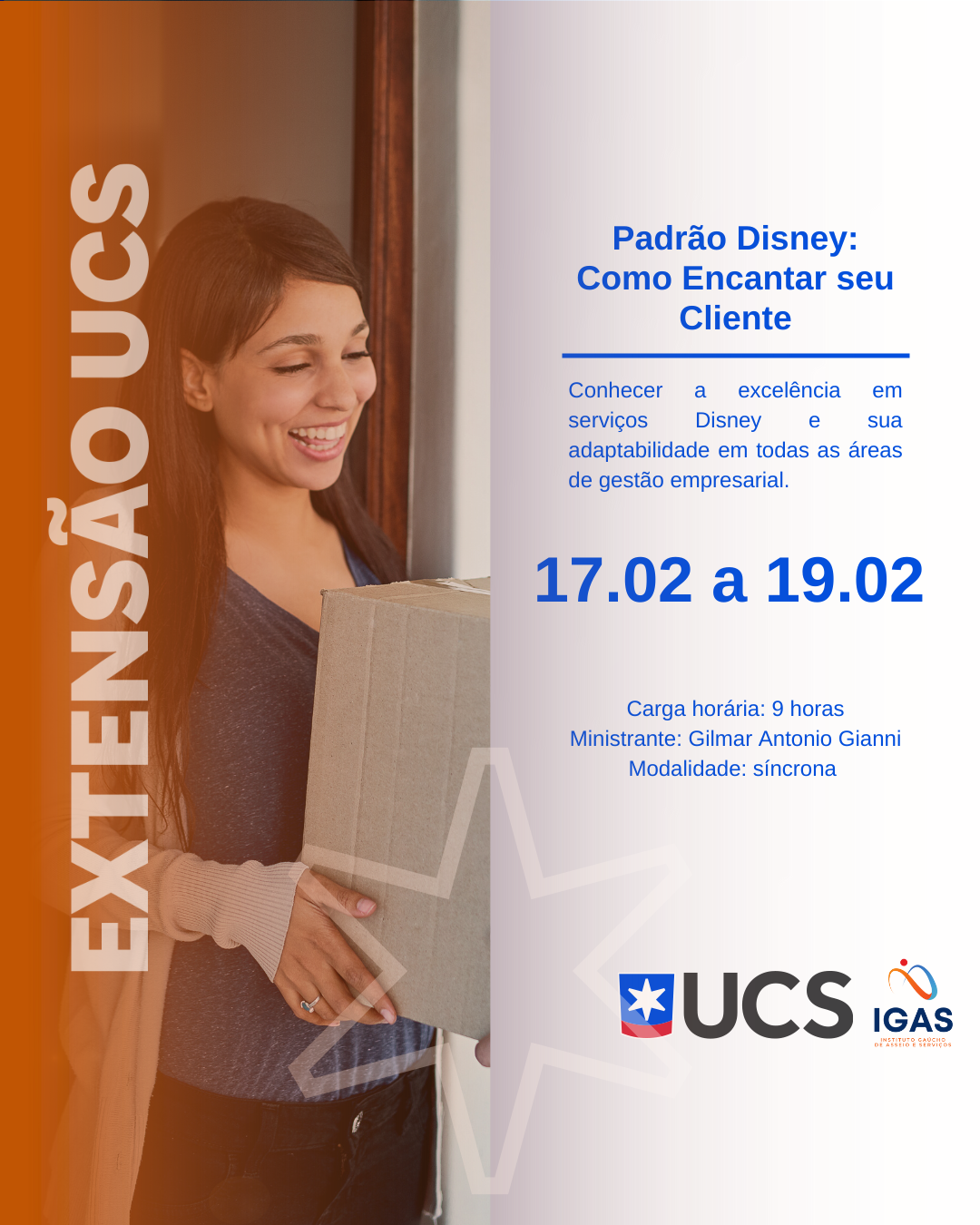 IGAS-RS e UCS firmam parceria para oferecer curso “Padrão Disney – Como Encantar seu Cliente”